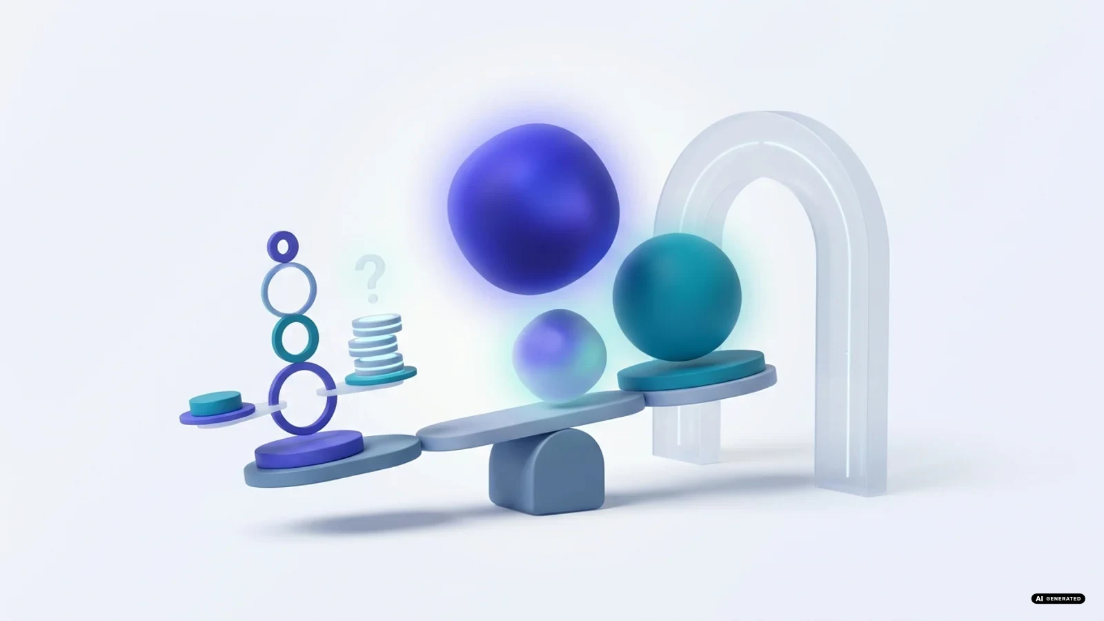 Tre sfere luminose di dimensioni diverse su sfondo scuro, simbolo dei tre modelli GPT-5.6